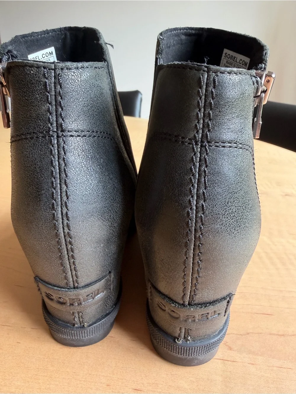 SOREL Joan Of Arctic Wedge Ankle Boots